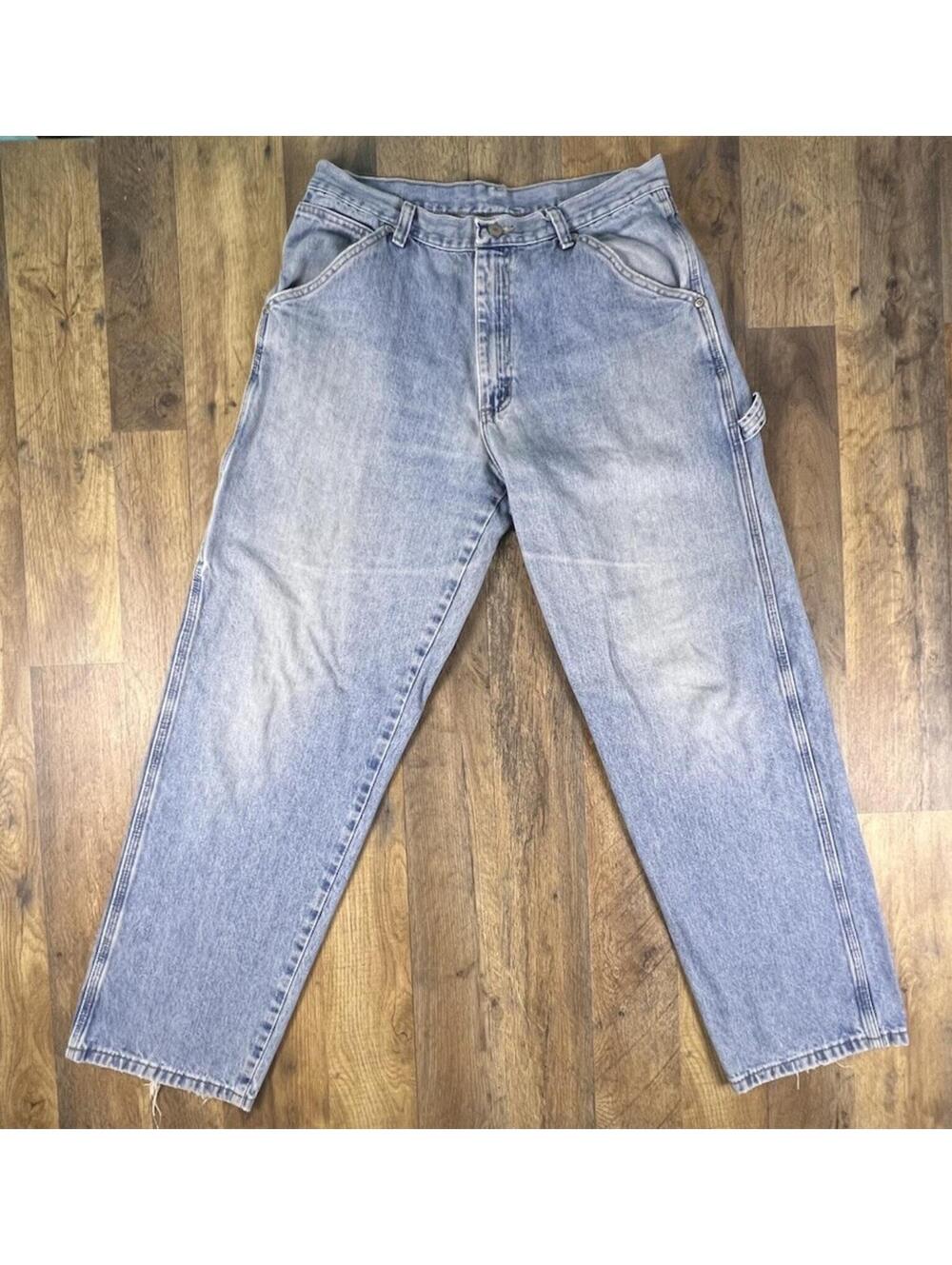 Vintage Wrangler Carpenter Jeans Adult W 32 L 32 Blue Y2K Hammer Hook Workwear
